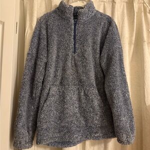 Cozy Blue Fleece Pullover